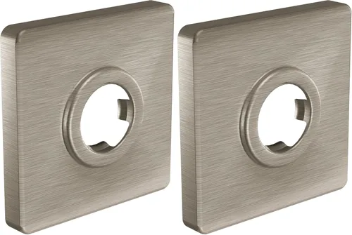 Vista 4 de Moen 147572BN Brida cuadrada moderna para brazo de ducha, níquel cepillado