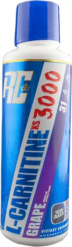 Ronnie Coleman Signature Series L-Carnitine XS 3000 Líquido, metabolismo de aminoácidos y apoyo de fuerza muscular magra, sin estimulantes, sin