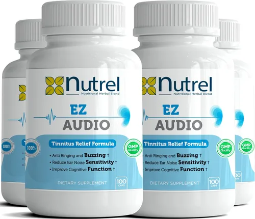 Vista 3 de Ez Audio - (100 CAPS) - Soporte avanzado para aliviar el zumbido del oído para calmar el tinnitus (2)