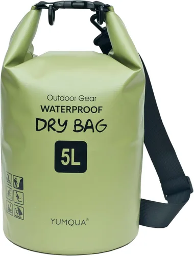 YUMQUA Bolsas secas impermeables 5L/10L/20L/30L/40L para mujeres y hombres, bolsa seca flotante enrollable bolsa de almacenamiento impermeable para