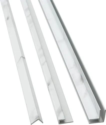 Vista 10 de Kit de molduras de vinilo Palisade de 94 pulgadas en gris pizarra ceniza