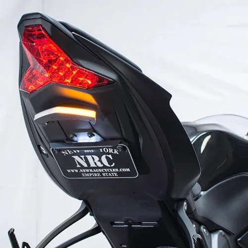 Nuevo kit de eliminación de guardabarros Rage Cycles, compatible con Kawasaki ZX-6R 2019-Present (sin tucked)
