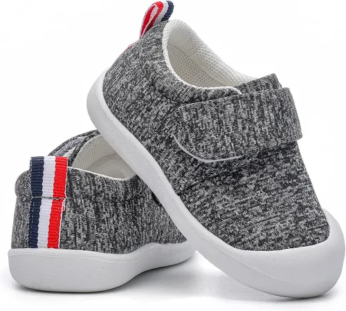 Vista 5 de Zapatos para bebés niños y niñas, antideslizantes, transpirables, para bebés de 6 a 18 meses
