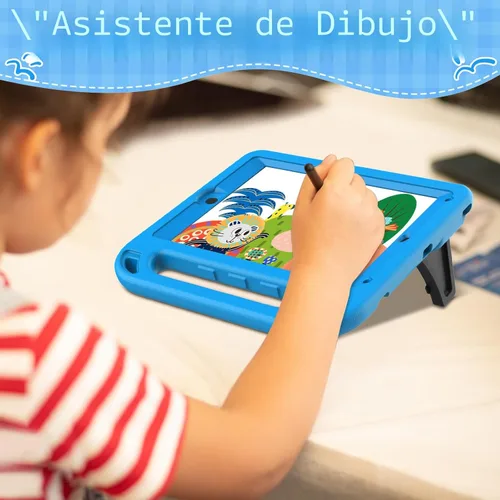Vista 8 de Funda BMOUO para niños para iPad de 9.7 pulgadas 6ª/5ª generación (iPad de 2017/2018), funda para iPad 9.7/Air 2 con protector de pantalla, funda