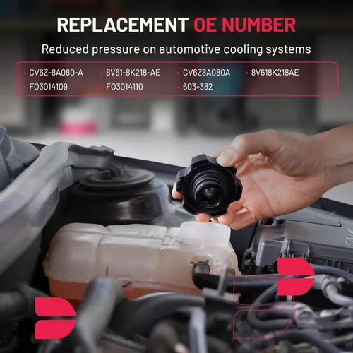 Vista 3 de BDFHYK Tanque de desbordamiento de depósito de expansión de refrigerante del motor compatible con C-MAX 2012-2018 Escape Focus Transit Connect