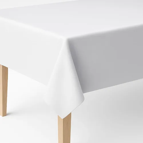 Vista 2 de SOFINNI - Mantel a cuadros de vinilo en negro y blanco, mantel trasero de franela impermeable, cubierta de mesa limpia para mesa de comedor