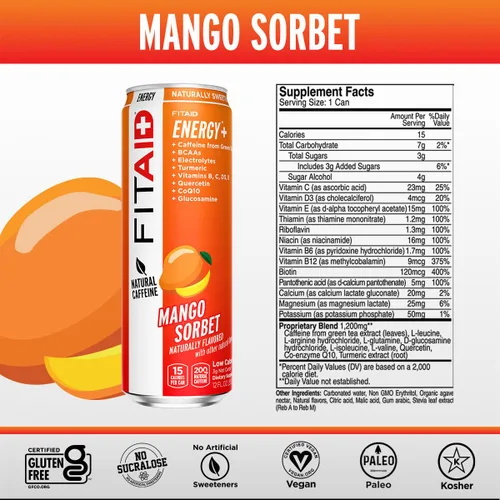 Vista 145 de FITAID RX Zero Sugar, creatina encapsulada, bebida de recuperación de entrenamiento, mezcla todo en uno, BCAA, glucosamina, cúrcuma, complejo B