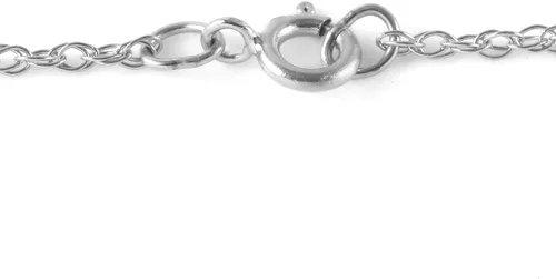 Vista 6 de Galaxy Gold GG Collar con colgante de gota de peridoto en forma de pera de oro amarillo de 14 quilates, blanco y rosa