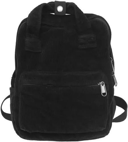 Vista 30 de MaxxCloud Mochila vintage de mezclilla para computadora portátil, estilo casual, de lona, ligera, bolsa de hombro
