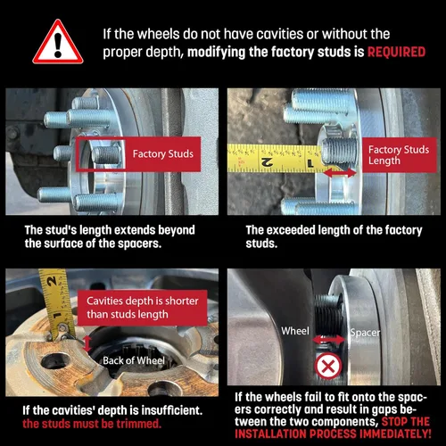 Vista 2 de Adaptadores de rueda de 0.787 in de 5 x 120 a 5 x 114.3 (cubo a rueda) centrado - orificio central de 2.858 in (cuba) a 2.366 in (rueda) compatible