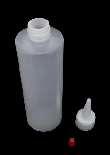 Vista 6 de BRIGHTFROM Botellas exprimibles para condimentos, 8 onzas, tapa superior roja, a prueba de fugas, para salsa de tomate, mostaza, jarabe, salsas