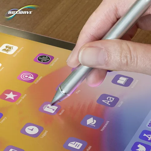 Vista 7 de BoxWave Lápiz óptico compatible con Lenovo Tab M8 (3ª generación), AccuPoint Active Stylus, lápiz digital electrónico con punta ultra fina