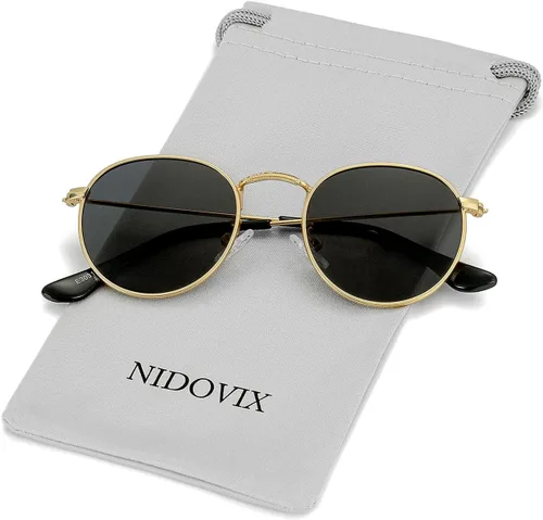 Gafas de sol polarizadas para niños con armazón clásico de metal para bebés, niñas y niños de 0 a 18 años, tres tamaños, 100% protección UV A1