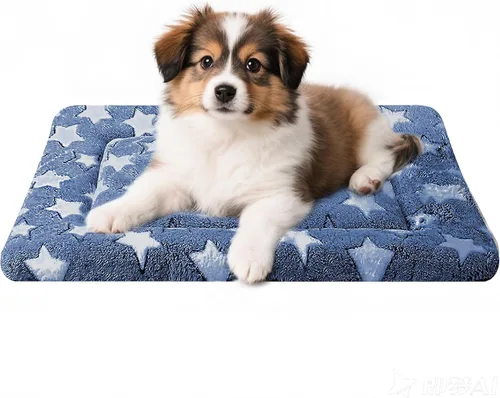 Vista 19 de Tapete de Cama para Perro, Reversible y Ultra Suave, Almohadilla de Perrera - Lavable a Máquina, Cama para Mascotas para Perros y Gatos - Forro