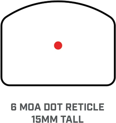 Vista 7 de Bushnell Mira refleja compacta, RXC-200, FMC 6 MOA Red Dot