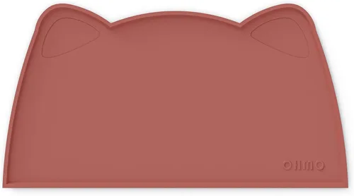 Vista 21 de OHMO - Tapete de silicona para comida para gatos, tapete de alimentación de mascotas para el piso, antideslizante e impermeable, bandeja para agua