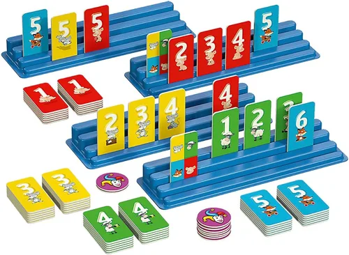 Vista 5 de Schmidt Spiele 51439 MyRummy Kids, Bring Me with Game in a Metal Tin, Colourful