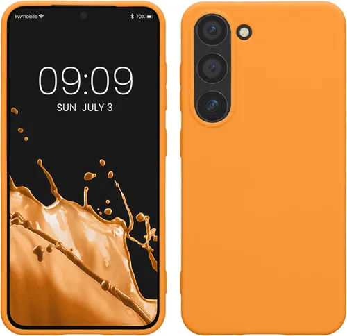 Vista 55 de kwmobile Funda compatible con Samsung Galaxy S23 - Funda protectora de silicona TPU suave y delgada - Piedra antigua