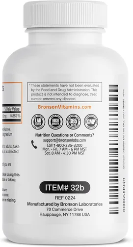 Vista 2 de Bronson Vitamina B6 100mg Suplemento Premium de Vitamina B6, 250 Tabletas
