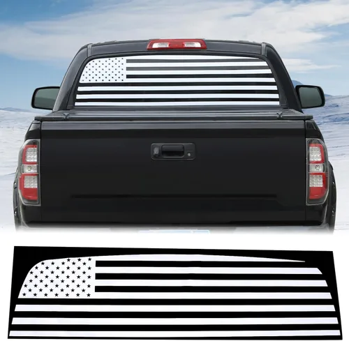 Vista 10 de Aunginsy Adhesivo para panel de vidrio para ventana trasera, compatible con Toyota Tundra 2007-2021, panel de ventana de puerta trasera