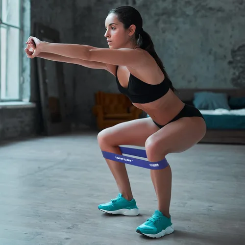 Vista 6 de WIKDAY Bandas de Resistencia para Hacer Ejercicio Bandas de Bucle de Ejercicio Conjunto de Bandas de Entrenamiento para Hombres y Mujeres