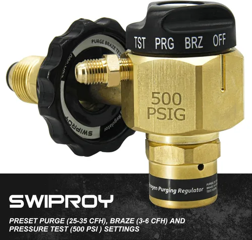 Vista 2 de VN-500 Regulador de Purga de Nitrógeno