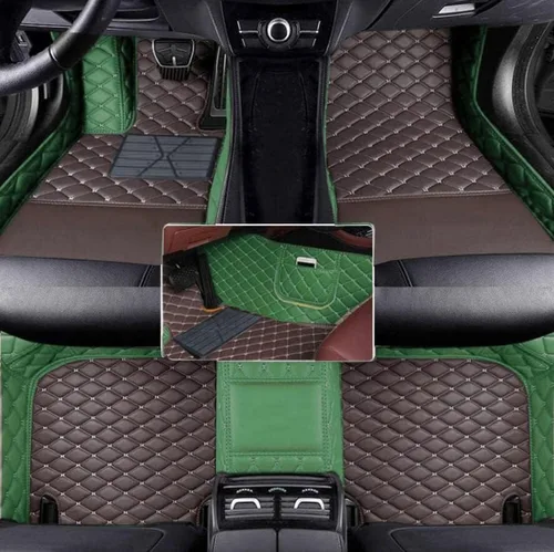 Vista 25 de Alfombrillas de cuero completas a medida para auto - Mejora el interior de tu vehículo con forros de piso específicos para vehículos - Perfectas