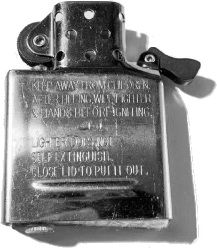 Vista 2 de Zippo Interior Guts Plata Cromo (sin caja exterior) Solo inserto