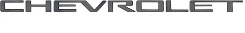 Vista 7 de Kit de letras para puerta trasera Putco Chevrolet - Acero inoxidable - Letras cortadas - Compatible con Chevy Silverado 2019-2026