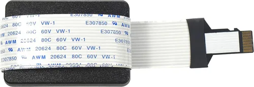 Vista 2 de HQRP TF Micro SD to SD Card Male to Female Extension Cable Adapter Flexible Extender for 3D Printer, Car, GPS, TV, DVD, DVR, LED/LCD Screen, Mobile
