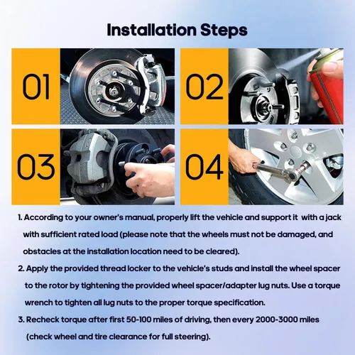 Vista 6 de OCPTY Espaciadores de rueda de 6 x 5.5 pulgadas, espaciadores de rueda de 1.5 pulgadas, 6 x 139.7 pulgadas, rosca de 4.252 in, orificio del cubo