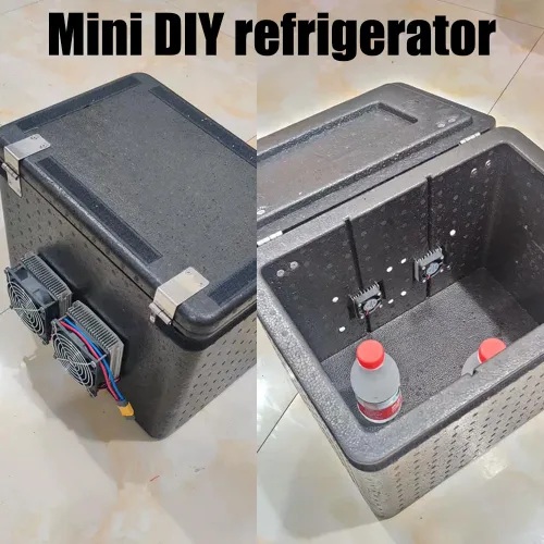 Vista 5 de Mini aire acondicionado DC 12V DIY Termoeléctrico Peltier Refrigeración Sistema de refrigeración Disipador de calor Módulo de conducción