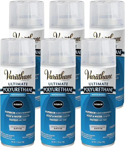 Vista 13 de Varathane - Poliuretano más reciente a base de agua, 200061H, cuarto de galón (paquete de 4), transparente