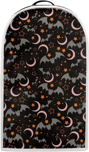 Vista 2 de Bats Moon - Cubierta de batidora de Halloween para cocina, protección de huellas dactilares para electrodomésticos, cubierta de tela impermeable