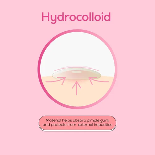 Vista 6 de Hanhoo Parches de manchas hidrocoloides, 288 unidades – Tratamiento invisible de manchas de espinillas para el acné. Absorbe líquidos y protege