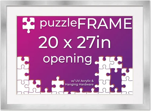 Vista 27 de Poster Palooza Kit de marco de rompecabezas de 11.25 x 38.25 pulgadas. El kit incluye hojas de pegamento para rompecabezas, marco de rompecabezas