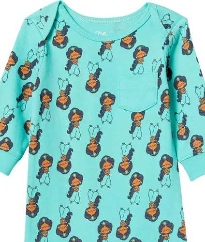 Vista 2 de Tienda Essentials Disney Star Wars Overol de algodón para niñas pequeñas paquete de 3