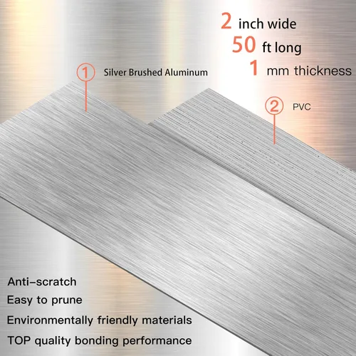 Vista 100 de GSCIT Club Bandas de borde de roble, rollo de 1 pulgada x 10 pies de bandas de borde de chapa - Cinta de madera real flexible previamente pegada