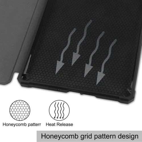 Vista 6 de Funda para Kindle Oasis de 7 pulgadas, 10ª generación, versión 2019 [modelo No: S8IN40] con correa de mano y apagado y encendido automático, fundas