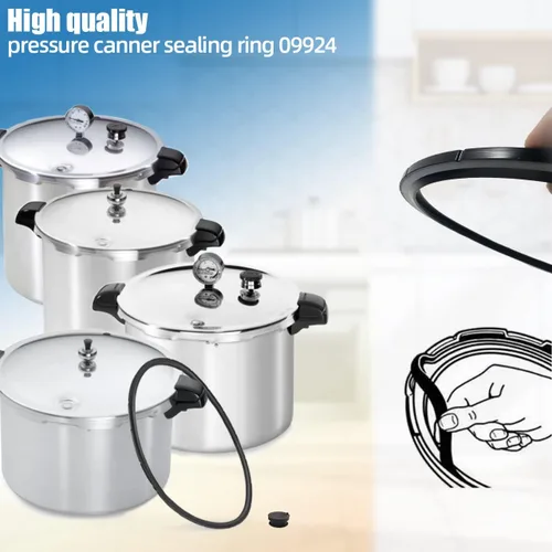 Vista 7 de 09924 Anillo de sellado de olla a presión de repuesto para presto Canner, compatible con modelos de presión de 6 y 8 cuartos de galón 0126306