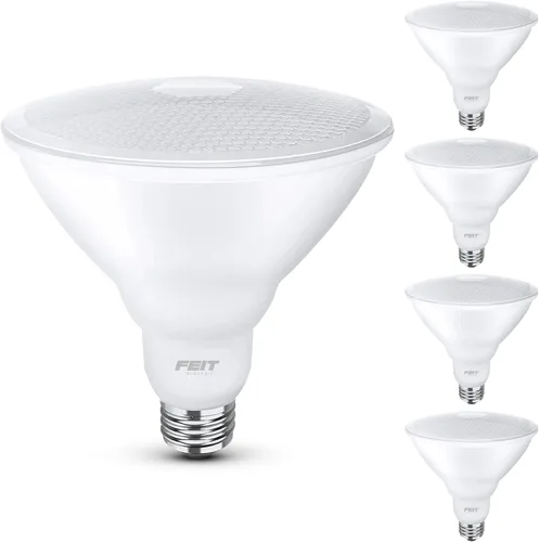 Feit Electric Bombillas LED PAR38, equivalente a 75 W, no regulables, blanco brillante de 3000 K, 750 lúmenes, vida útil de 10 años, base E26, luces