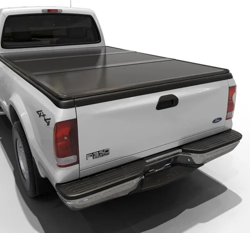 Vista 15 de Toptiny - Cubierta de cama de camioneta plegable de perfil bajo, se adapta a Ford F-150 2004-2014 de 5'5" de largo (66")