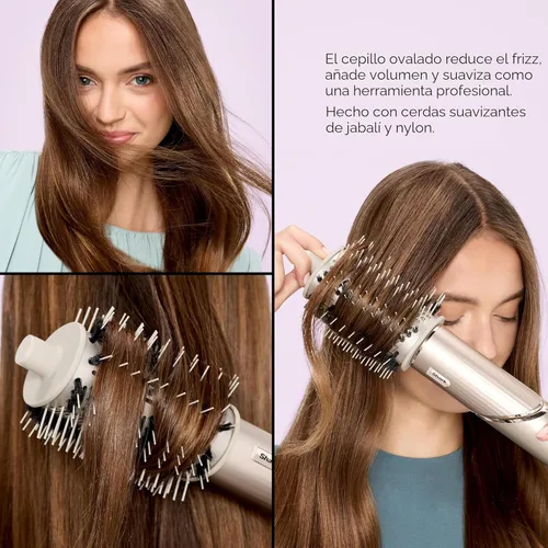 Vista 8 de Shark HD435 FlexStyle Sistema de Peinado y Secado con Aire, Potente Secador de Cabello y Multi-Estilizador con Rizadores de Envoltura Automática