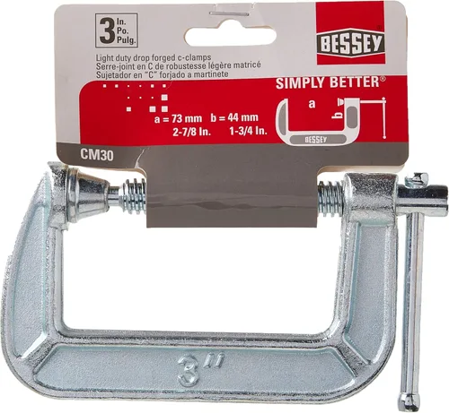 Vista 3 de BESSEY CM10 forjado a gota, abrazadera en C, 1 pulg.