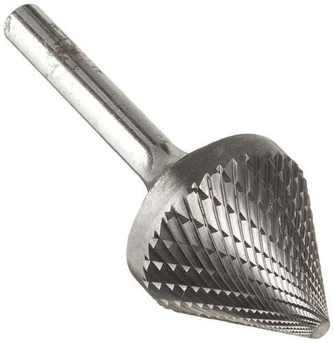 Vista 119 de Drill America SA-1 Rebaba de carburo/lima giratoria cilíndrica de doble corte para amoladora de troquel de 1/4" de diámetro x 5/8" de longitud