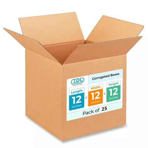 Vista 76 de IDL Packaging Paquete de 5 cajas de envío altas de 8 x 8 x 48 pulgadas, extra resistentes de 200 libras frente a caja regular, cajas de mudanza