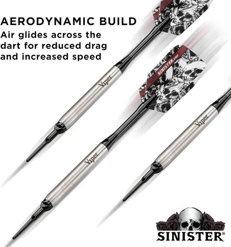 Vista 3 de Viper Dardos siniestros 95% tungsteno punta suave