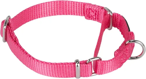 Vista 42 de Hyhug Collar Martingale para perros pequeños, color verde, resistente a prueba de escape, nailon duradero, sin hebilla, ideal para entrenamiento