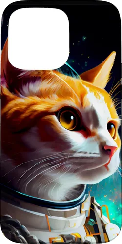 Vista 28 de Tabby Space Cat Astronaut Cats Galaxy Travel Kitten Pet Fun Case for iPhone 16