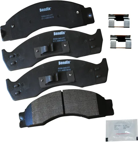 Vista 231 de Pastillas de Freno Delanteras Cerámicas Bendix Priority1 CFC430A para Modelos Selectos INFINITI G35, I30, Nissan 350Z, Altima, Juke, Maxima, Sentra